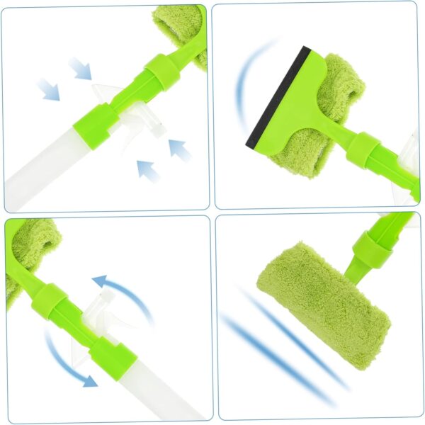Nettoyeur de Vitres 3-en-1 avec Vaporisateur – Image 5