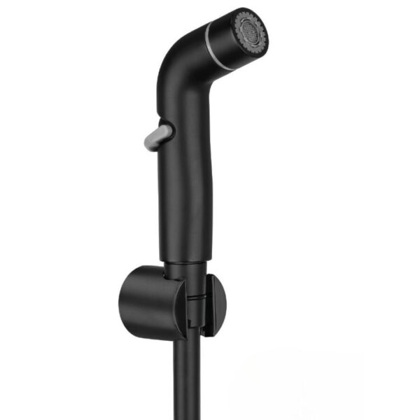 Kit complet Flexible Douchette pour WC " shattaf NOIR " – Image 2