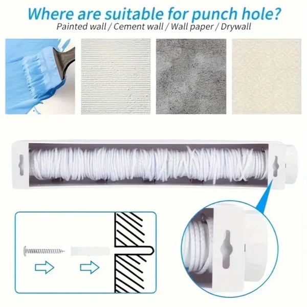 Sèche linge extensible - séchoir mural Rollfix 210 Longline – Image 11