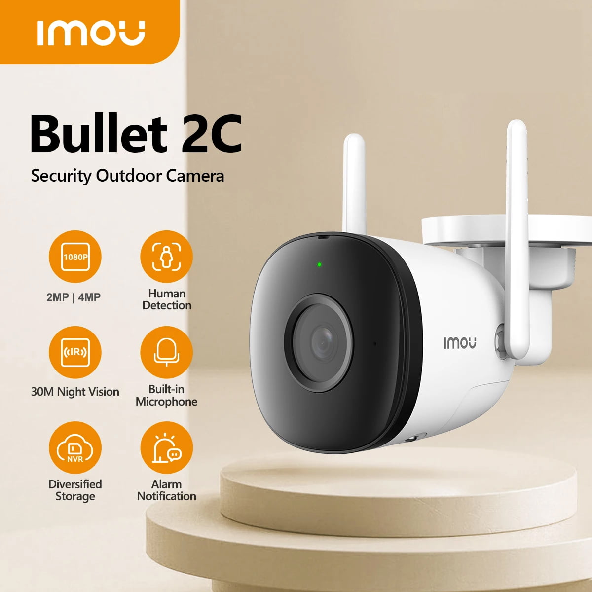 Imou Bullet 4MG Tunisie