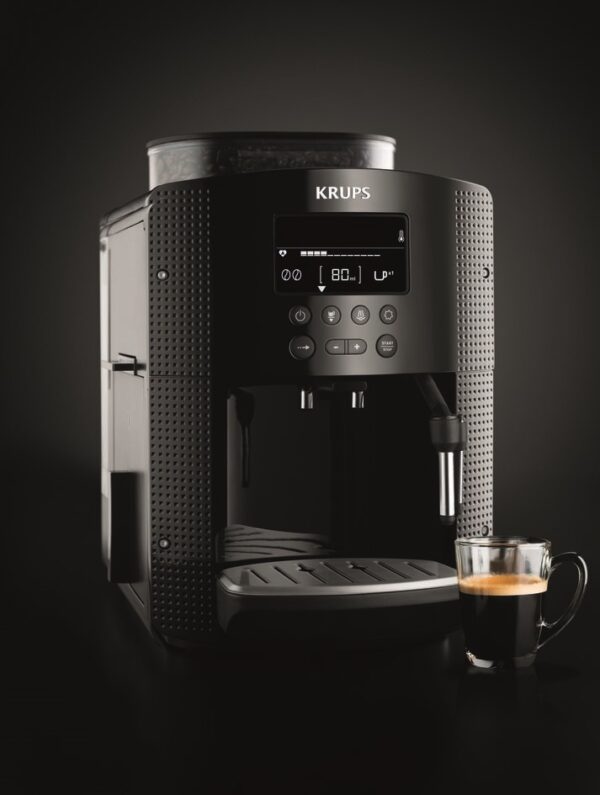 Machine à Café Essential avec Broyeur à Grain + Ecran