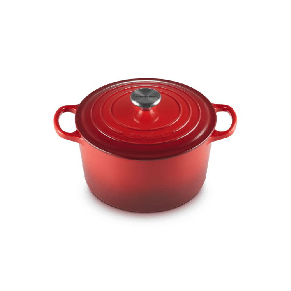 Le Creuset  Cocotte Ronde En Fonte Emaillée 24cm Cerise