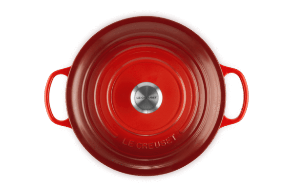 Le Creuset  Cocotte Ronde En Fonte Emaillée 24cm Cerise – Image 3