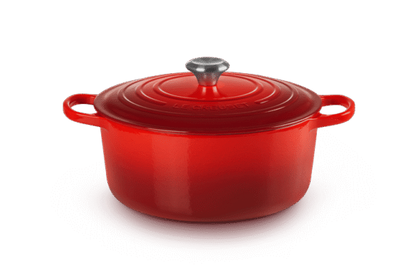 Le Creuset  Cocotte Ronde En Fonte Emaillée 24cm Cerise – Image 5