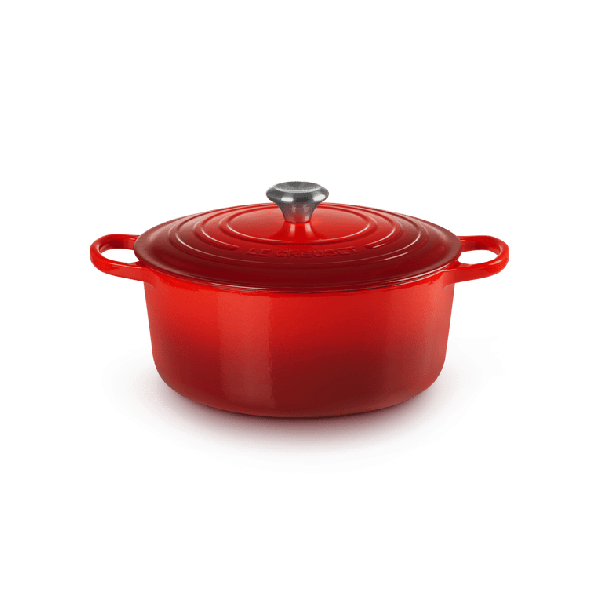 Le Creuset  Cocotte Ronde En Fonte Emaillée Intérieur Noir 28cm Noir