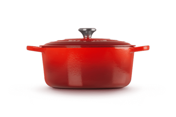 Le Creuset  Cocotte Ronde En Fonte Emaillée Intérieur Noir 28cm Noir – Image 4