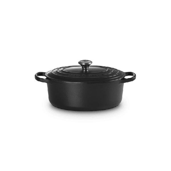 Le Creuset Cocotte Ovale En Fonte Émaillée avec Intérieur Noir 29cm Noir