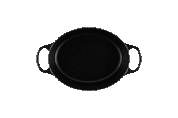 Le Creuset Cocotte Ovale En Fonte Émaillée avec Intérieur Noir 29cm Noir – Image 2