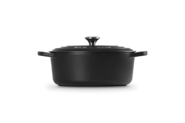Le Creuset Cocotte Ovale En Fonte Émaillée avec Intérieur Noir 29cm Noir – Image 3