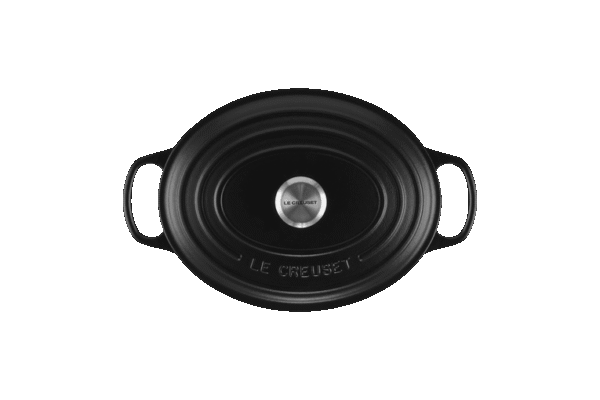 Le Creuset Cocotte Ovale En Fonte Émaillée avec Intérieur Noir 29cm Noir – Image 4