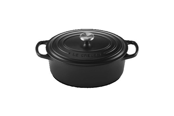 Le Creuset Cocotte Ovale En Fonte Émaillée avec Intérieur Noir 29cm Noir – Image 5