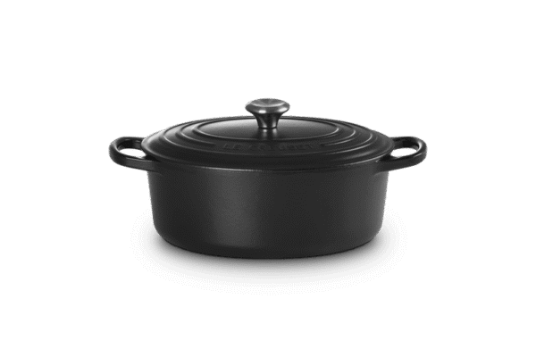 Le Creuset Cocotte Ovale En Fonte Émaillée avec Intérieur Noir 29cm Noir – Image 6