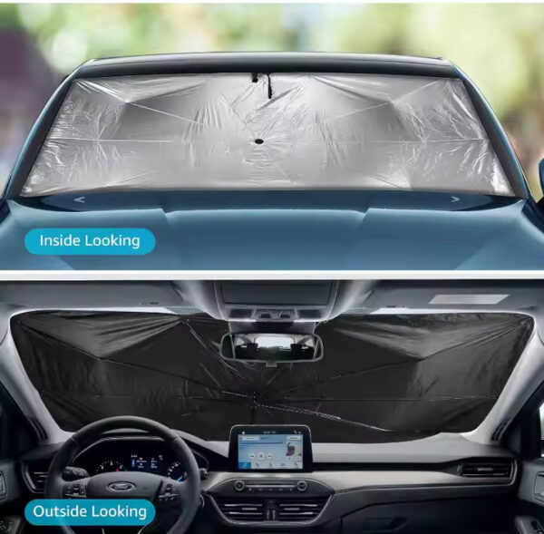 Parapluie Pare-Soleil Pliable pour Pare-Brise de Voiture – Image 6