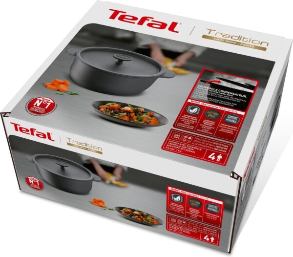 Faitout 24 cm en fonte – Image 2