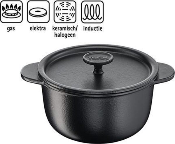 Faitout 24 cm en fonte – Image 4