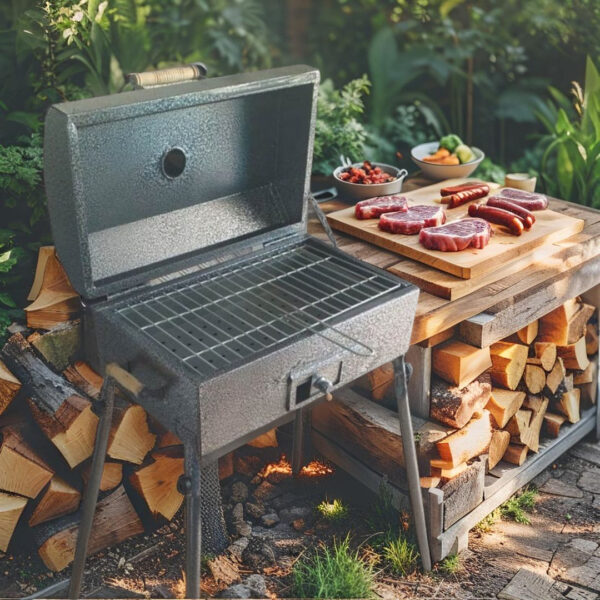 Barbecue au charbon avec pied démontable – Image 6