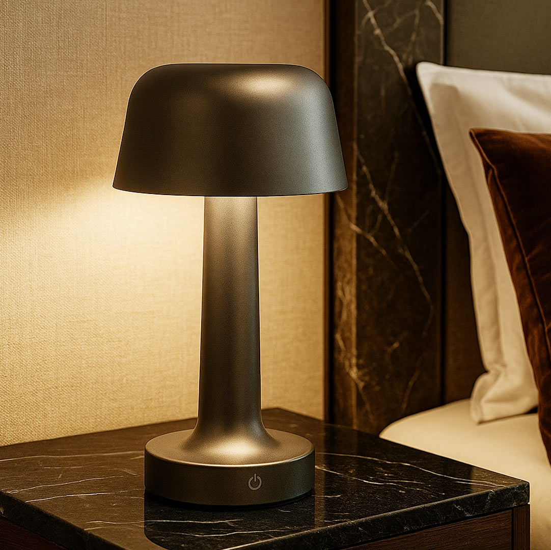 Lampe champi de luxe réchargeable USB tactile